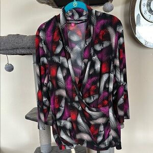 Colorful Abstract Blouse